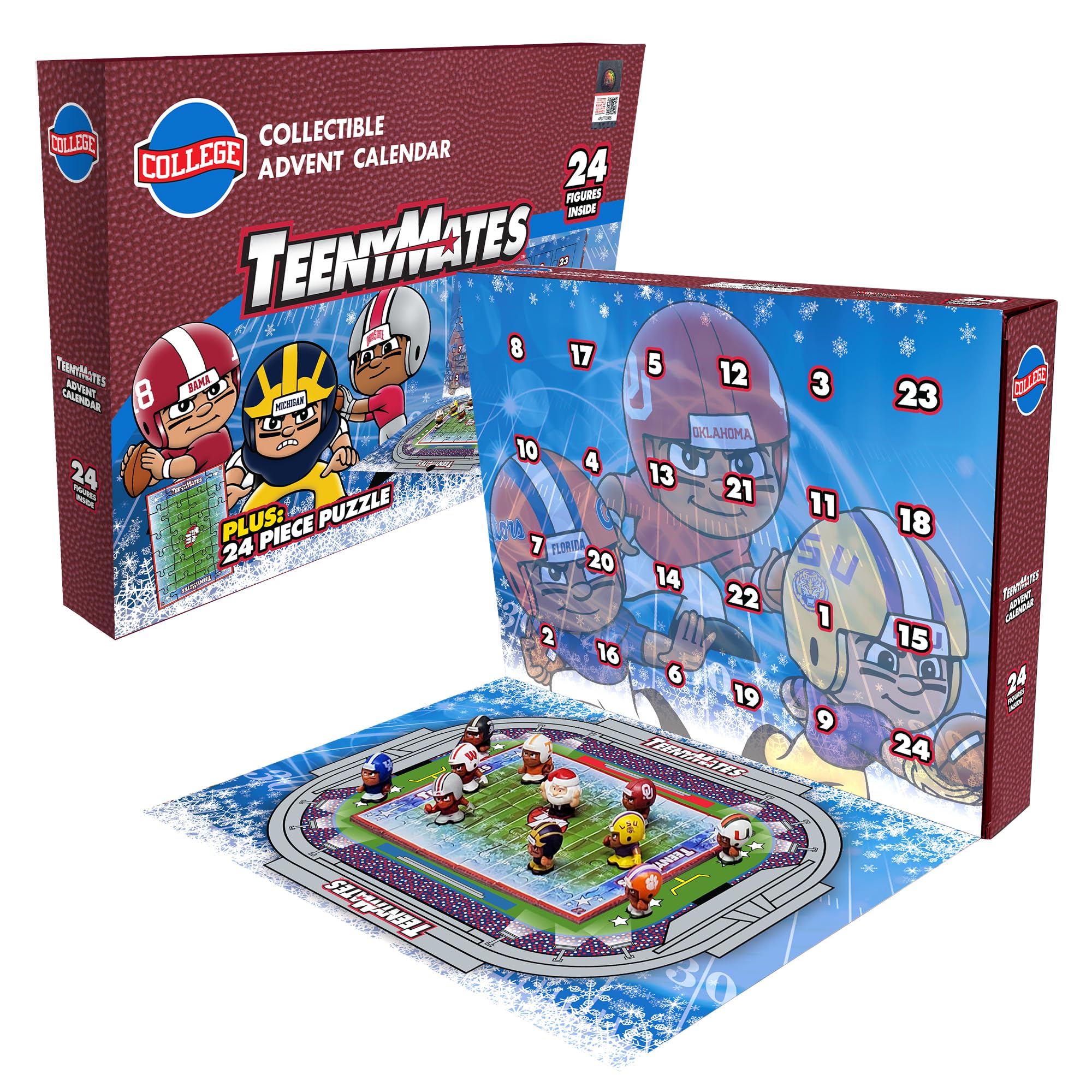 NCAA TeenyMates Advent Calendar 2024 : Amazon.ca: Sports & Outdoors