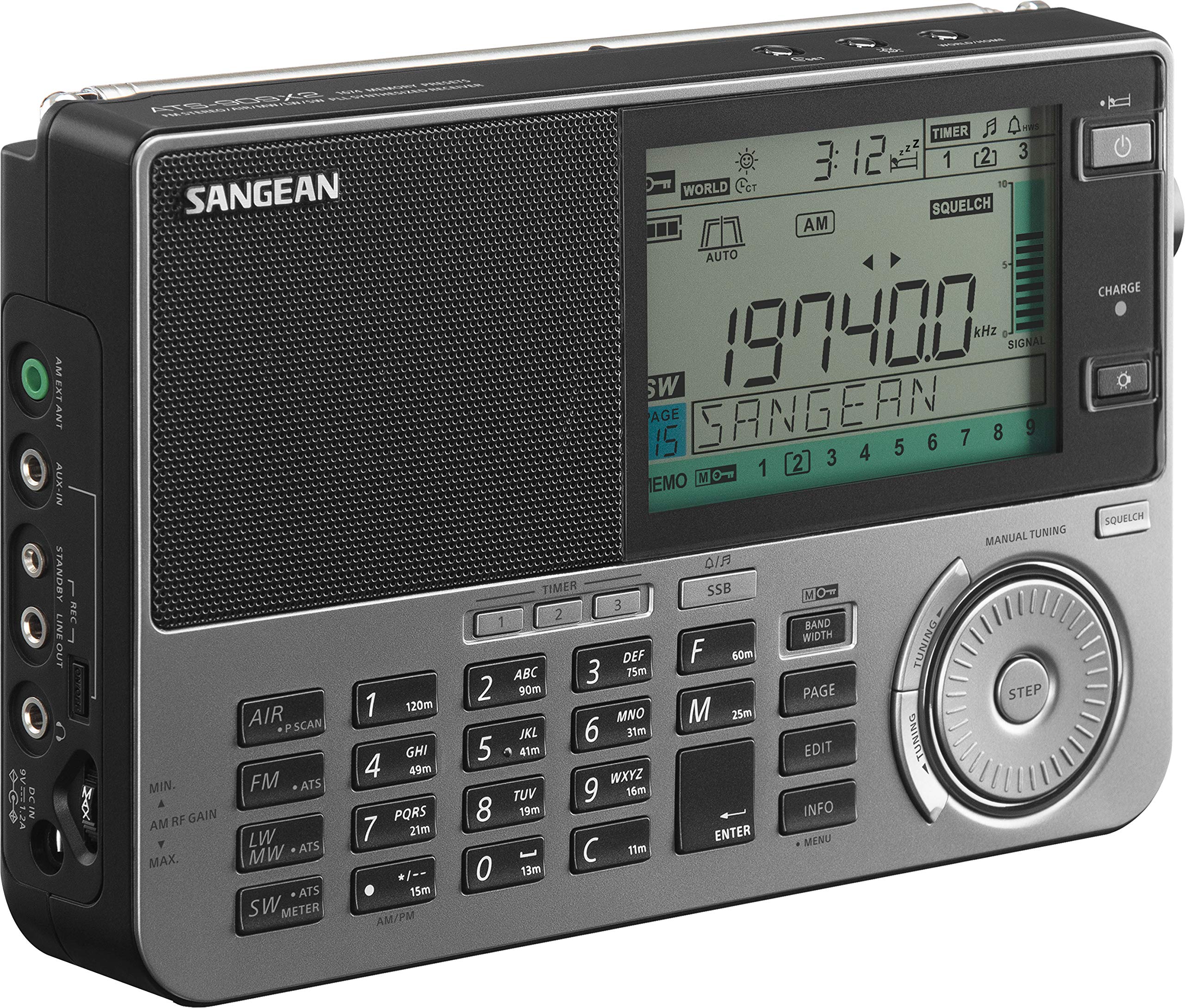Sangean ATS-909 X2 Global Receiver Grey : Amazon.sg: Electronics