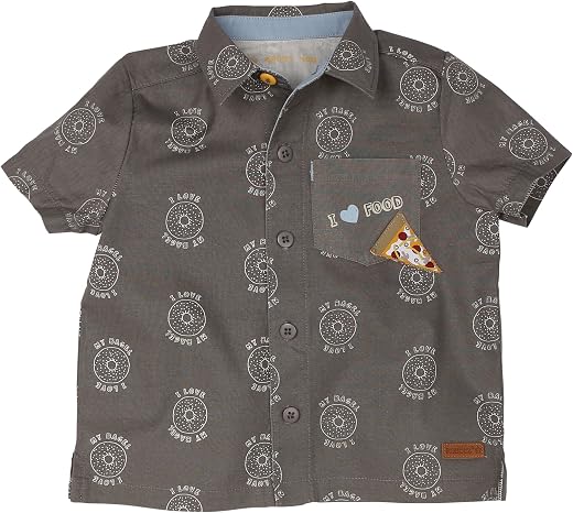 Robeez Baby Boys Woven Short Sleeve Shirt