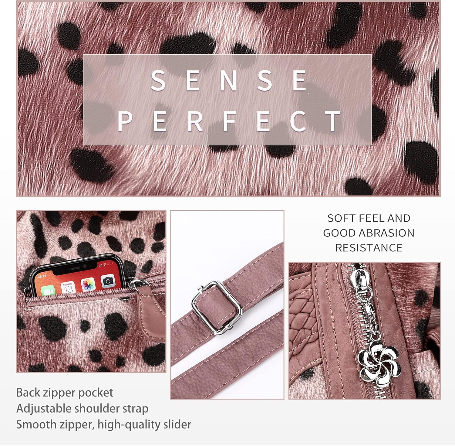 Purses and Handbags Women Fashion Tote Bag Shoulder Bags Top Handle Satchel Purses Washed Synthetic Leather Handbag - Image 6