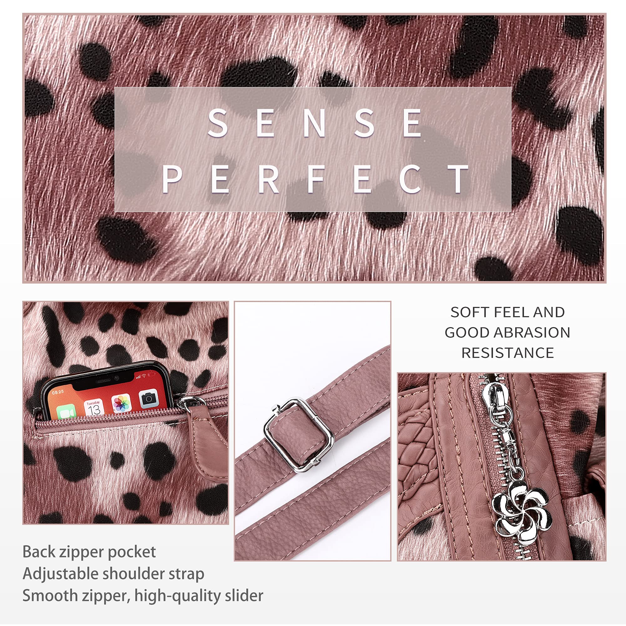 Purses and Handbags Women Fashion Tote Bag Shoulder Bags Top Handle Satchel Purses Washed Synthetic Leather Handbag