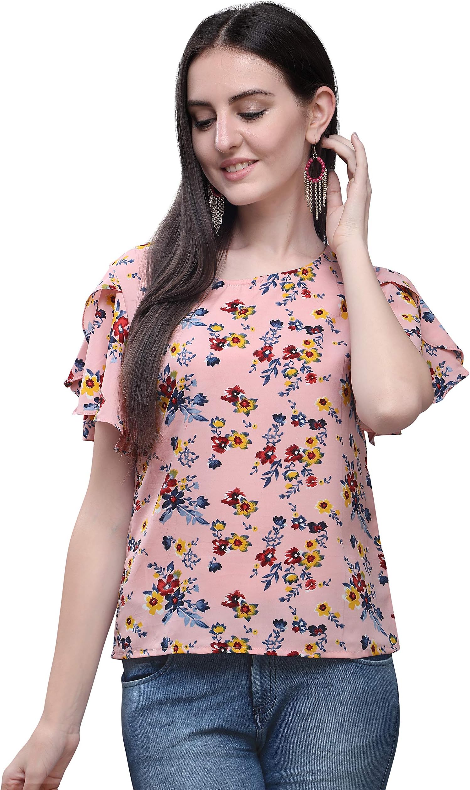 OOMPH! Women's Crepe Regular Fit Tank Top