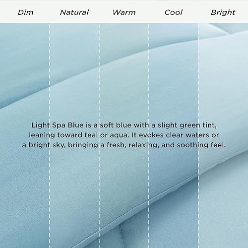 Vista 17 de Bedsure Relleno de edredón – Edredones acolchados de gran tamaño King, edredón para todas las estaciones, ropa de cama alternativa de plumón suave