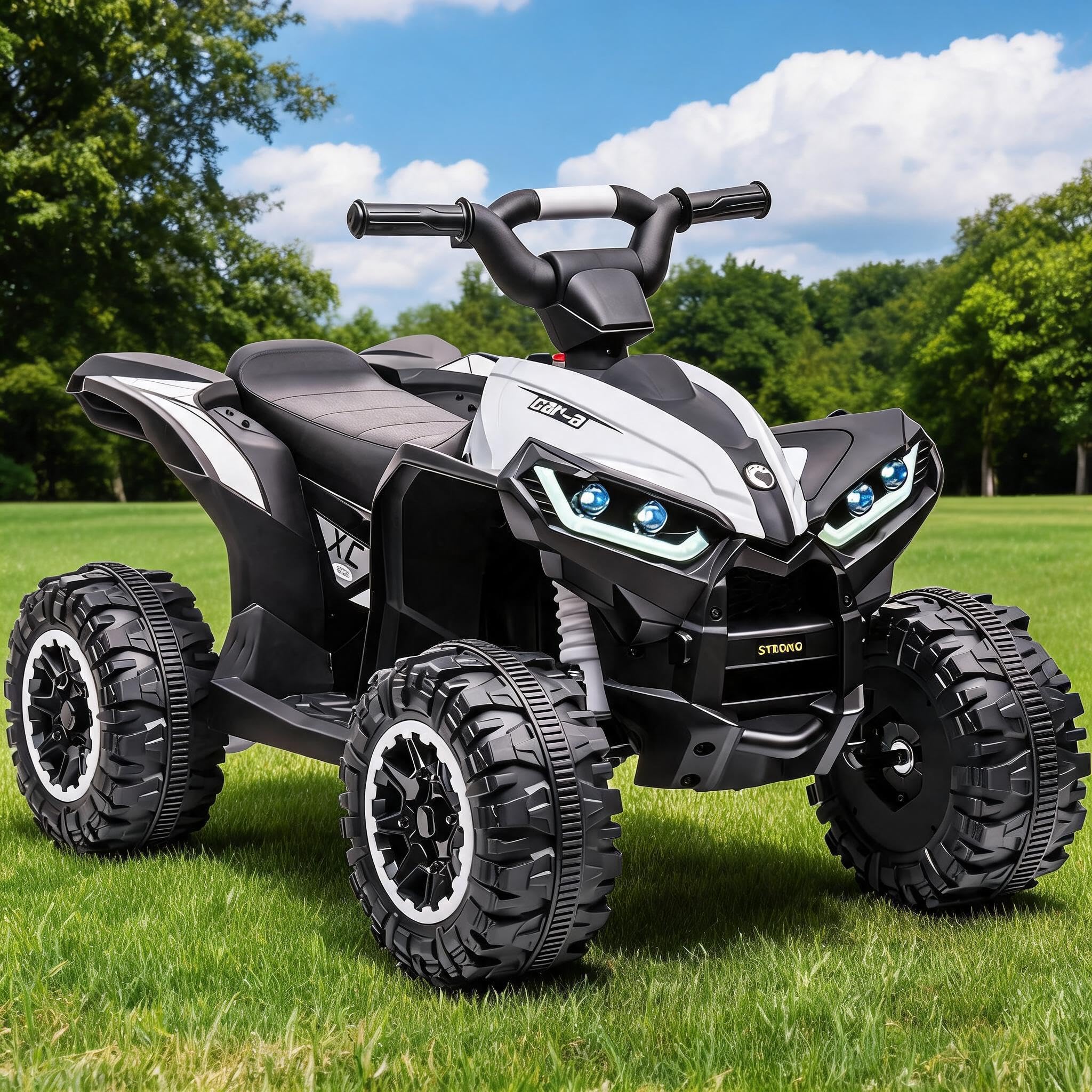 Kids Electric ATV Quad Bike 12V Ride on Car with Remote Control Dual 35W