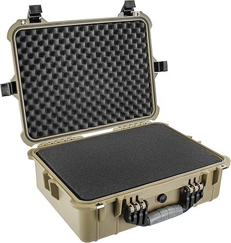 Miniatura 7 de Eylar Funda protectora grande de 20.0in con placa de logotipo personalizada, impermeable y a prueba de golpes con espuma (bronceado)