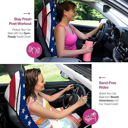 Miniatura 3 de lebogner Funda de asiento impermeable, toalla de sudor para entrenamiento posterior al gimnasio, correr, nadar y playa, protector de asiento