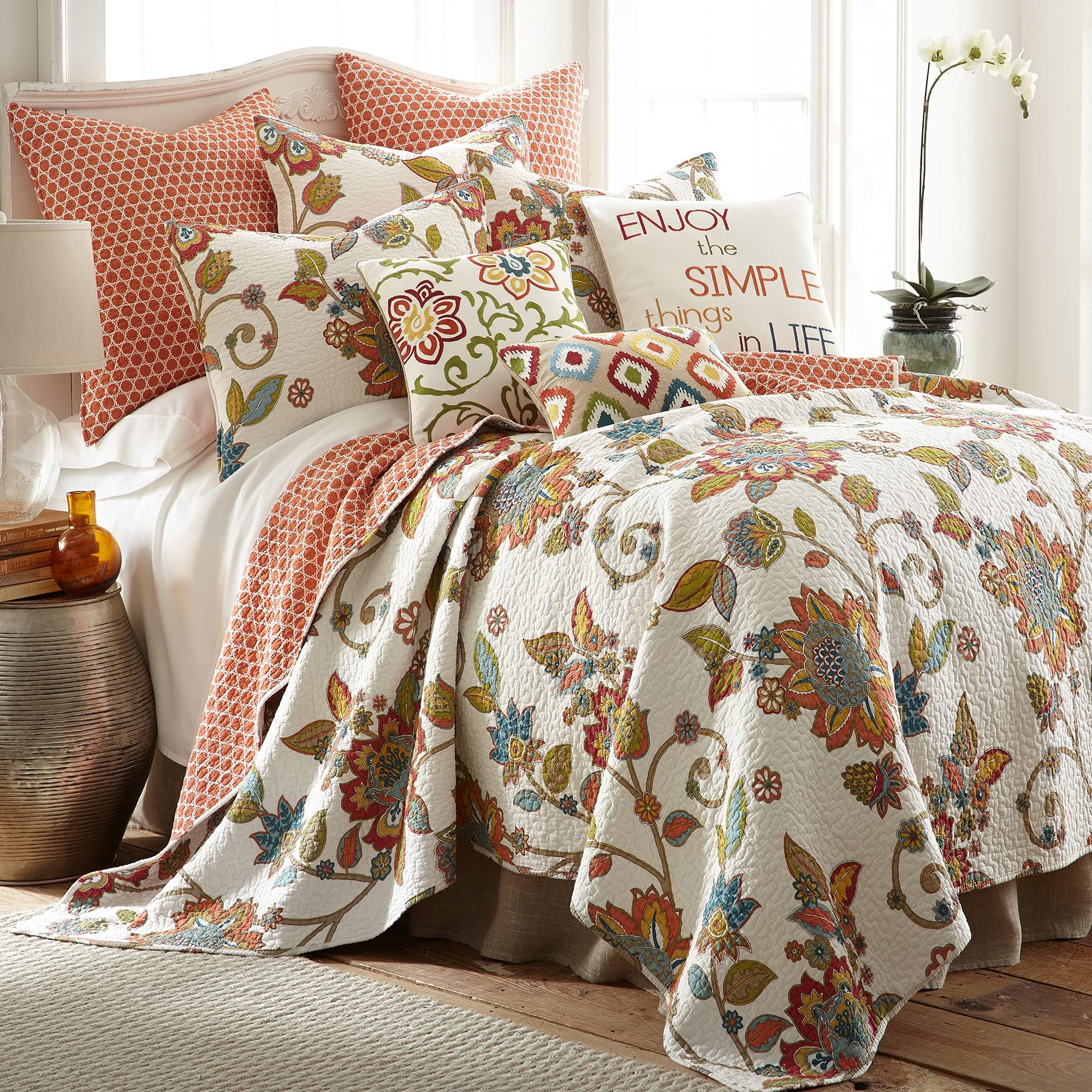 Levtex Home Viviana Quilt Set King/Cal King Quilt + Two
