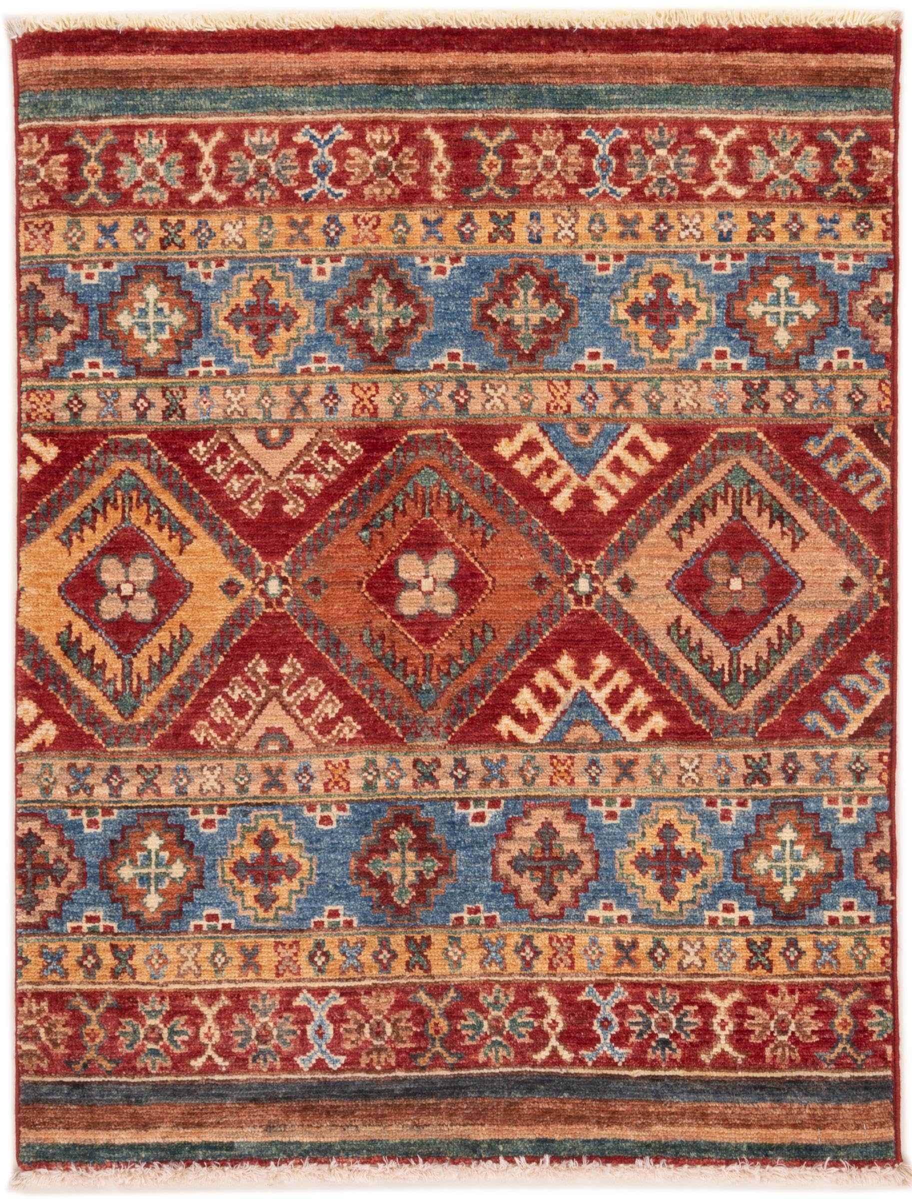 Tapis laine Pakistan Arijana Spectrum 72x91 cm tapis design noué main moderne