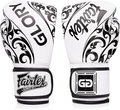 Miniatura 15 de Guantes de entrenamiento Fairtex Glory - Guantes de boxeo y MMA de cuero premium | Hechos a mano en Tailandia - Relleno de espuma absorbente de