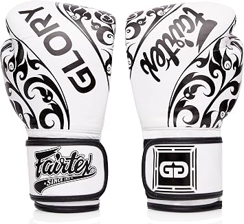 Fairtex Glory Training Gloves - Premium Leather MMA & Boxing Gloves |Handmade in Thailand - Shock-Absorbing Foam Padding | Ideal for Kickboxing, Sparring & Competition