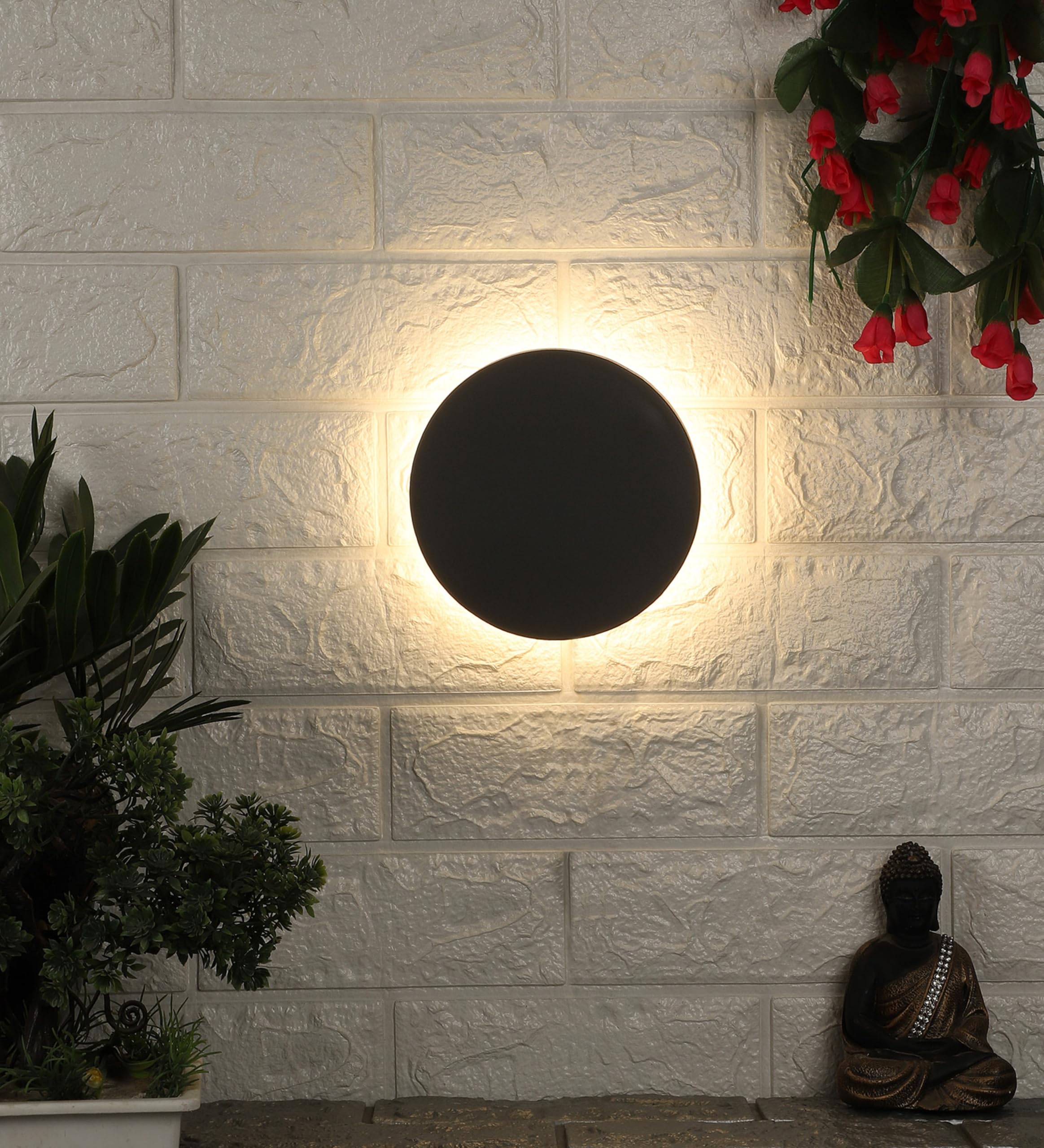 ELIANTE Grey Metal Outdoor Wall Light for Living Room, Bedroom, Dining Room, Kitchen - 14w Led | by Jainsons Lights (B09SHY2RVJ) Amazon Price History, Amazon Price Tracker