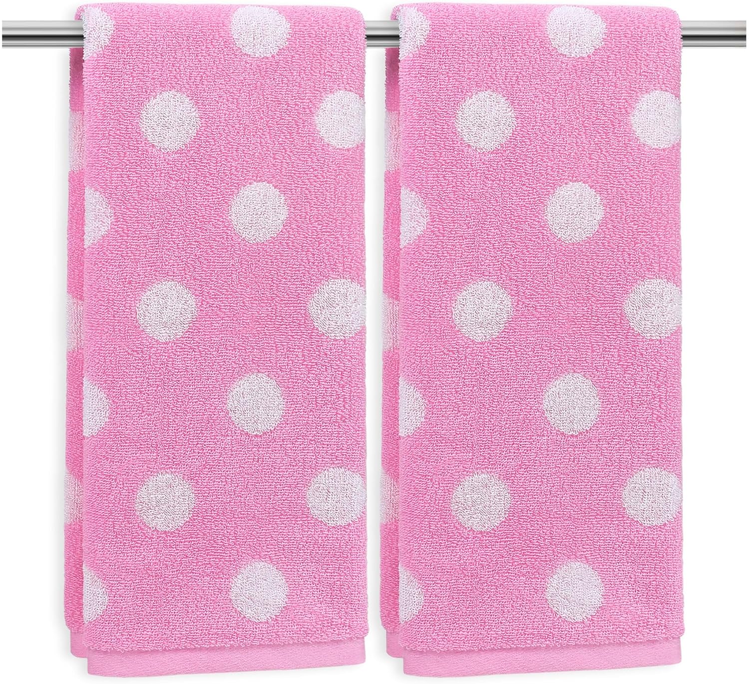 Checkered Hand Towels Set of 2, Black & White Hand Towel 13 x 29", Cotton