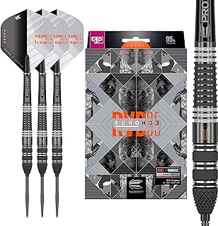 RVB 95 x Echo 95% Tungsten Swiss Point Steel Tip Darts Set
