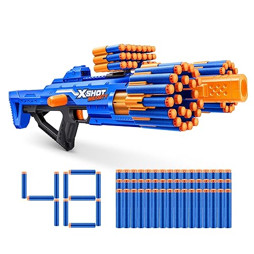 XSHOT Insanity Bezerko by ZURU - 48 Dart Outdoor Toy with Air Pocket Technology and Storage for Boys, Girls, Teens and Adults - Berzerko