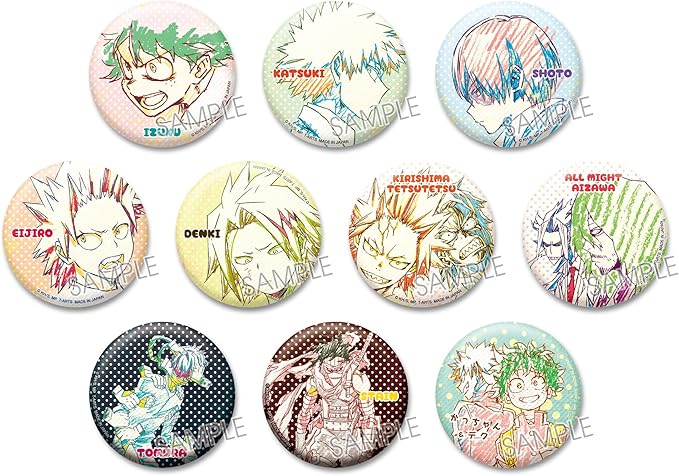 Amazon 僕のヒーローアカデミア ヒーロー缶バッジ2 10個入りbox アニメ 萌えグッズ 通販