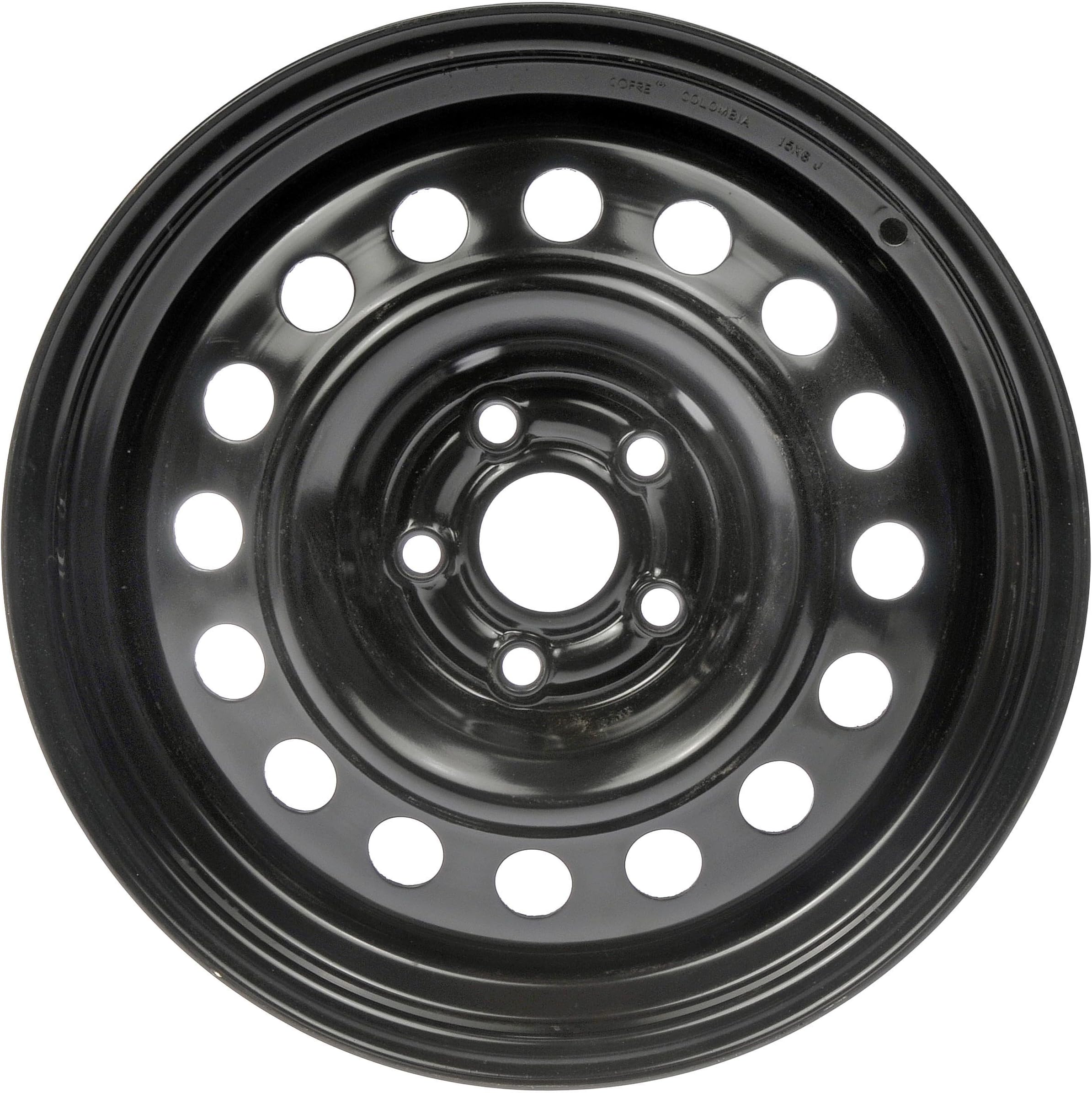 Dorman 939-104 15 x 6 In. Steel Wheel Compatible with Select Toyota Models, Black