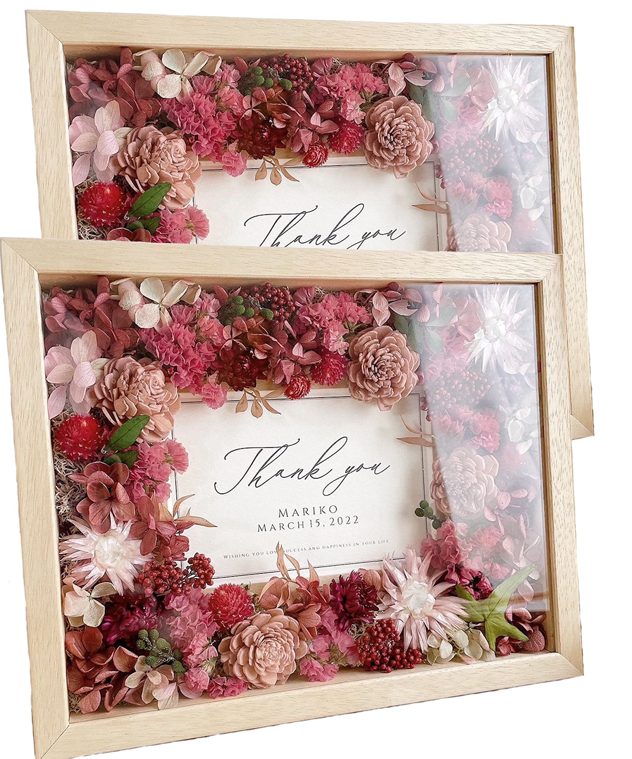 Passat 1.2" Depth Framed Shadow Box Frame Press Flower Herbarium Frame Large Picture Frame 16x20 Wall Art Gallery Frames