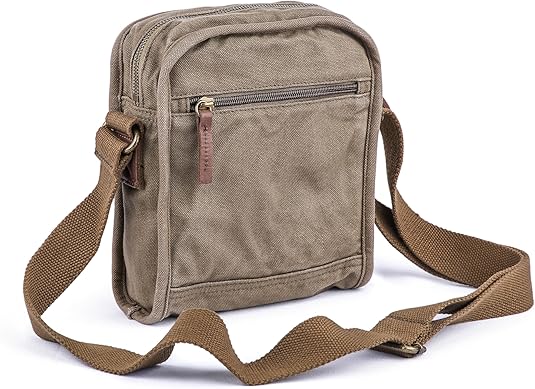 Gootium Small Canvas Cross Body Messenger Bag