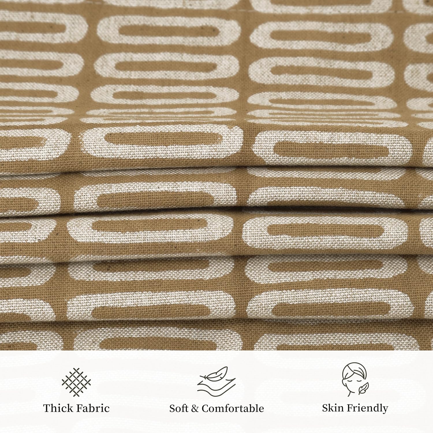 Handmade Block Print 100% Thick Cotton 20 x 20 inch Throw Pillow Cushion Cover with Zipper - Pillowcase for Bedroom, livingroom, Couch, Sofa, Outdoor, Chair, Bed, Home Décor- Lana (Sand Yellow)