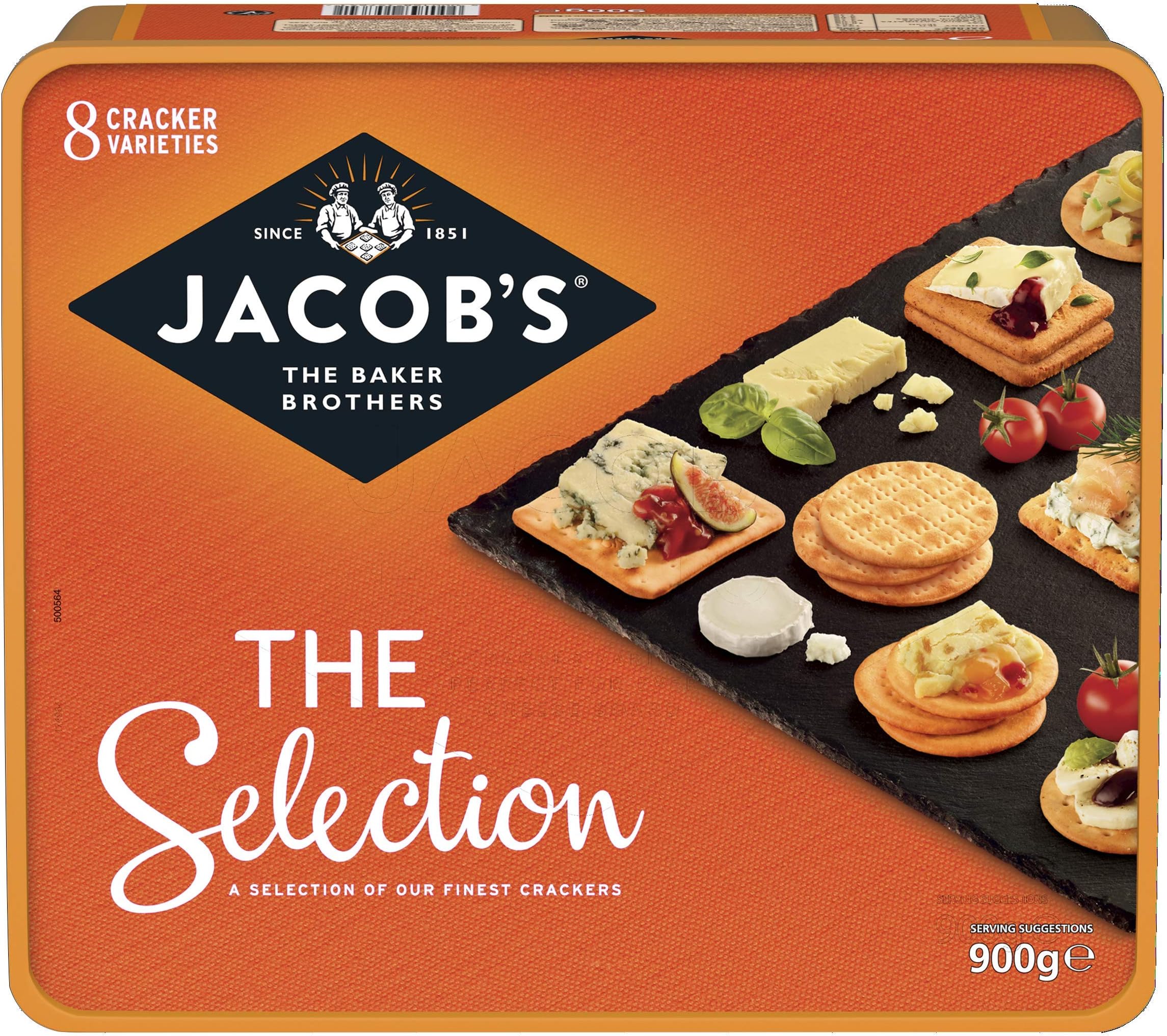 Jacob's Biscuits for Cheese Tub Crackers, 900g