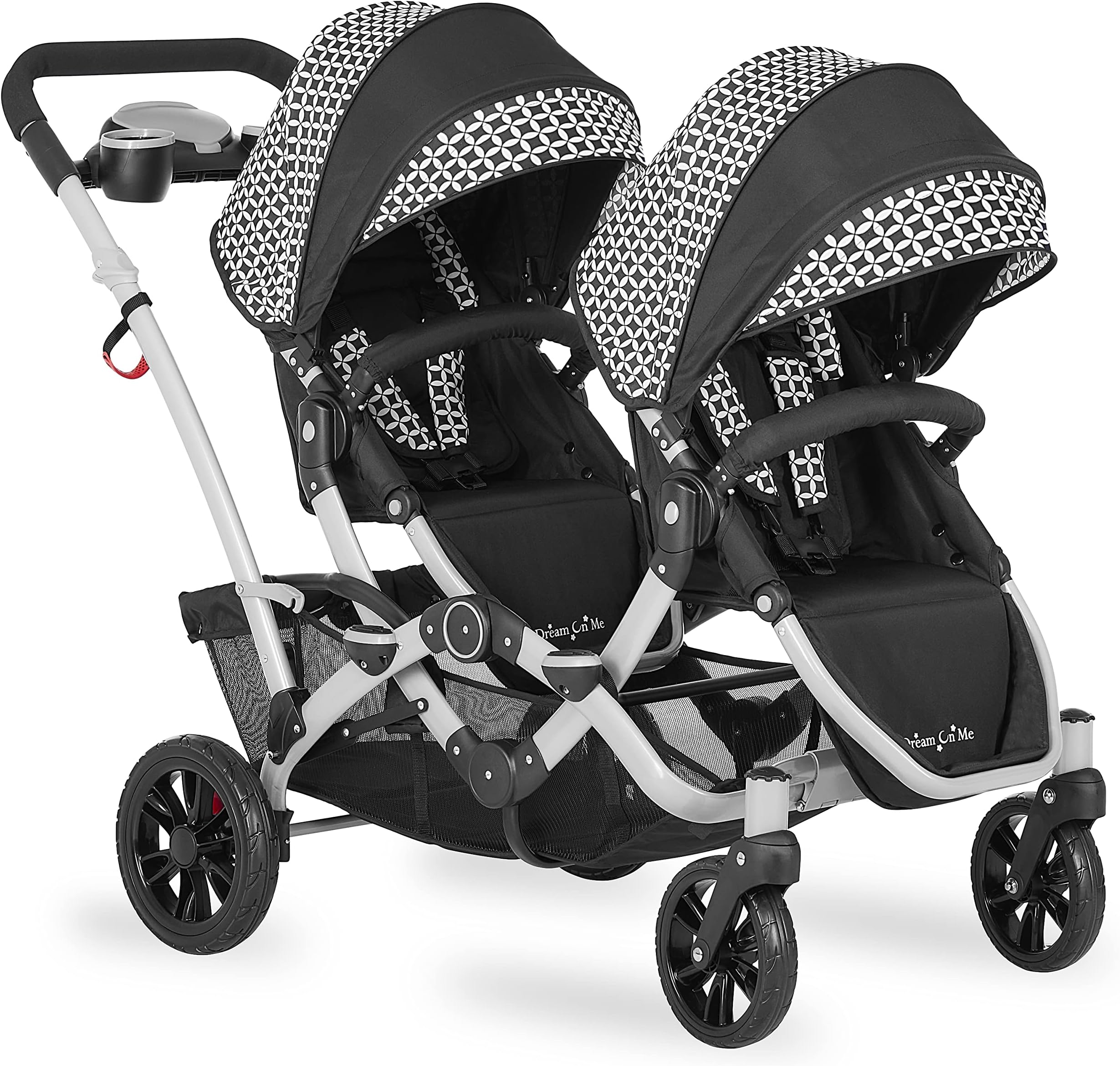 Dream On Me Track Tandem Double Umbrella Stroller