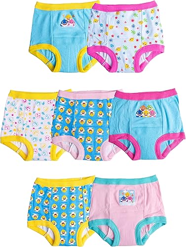 Baby Shark Pantalones de entrenamiento con tabla de seguimiento de éxito y calcomanías, tallas 59.1 ft, 2t, 3t, 4t