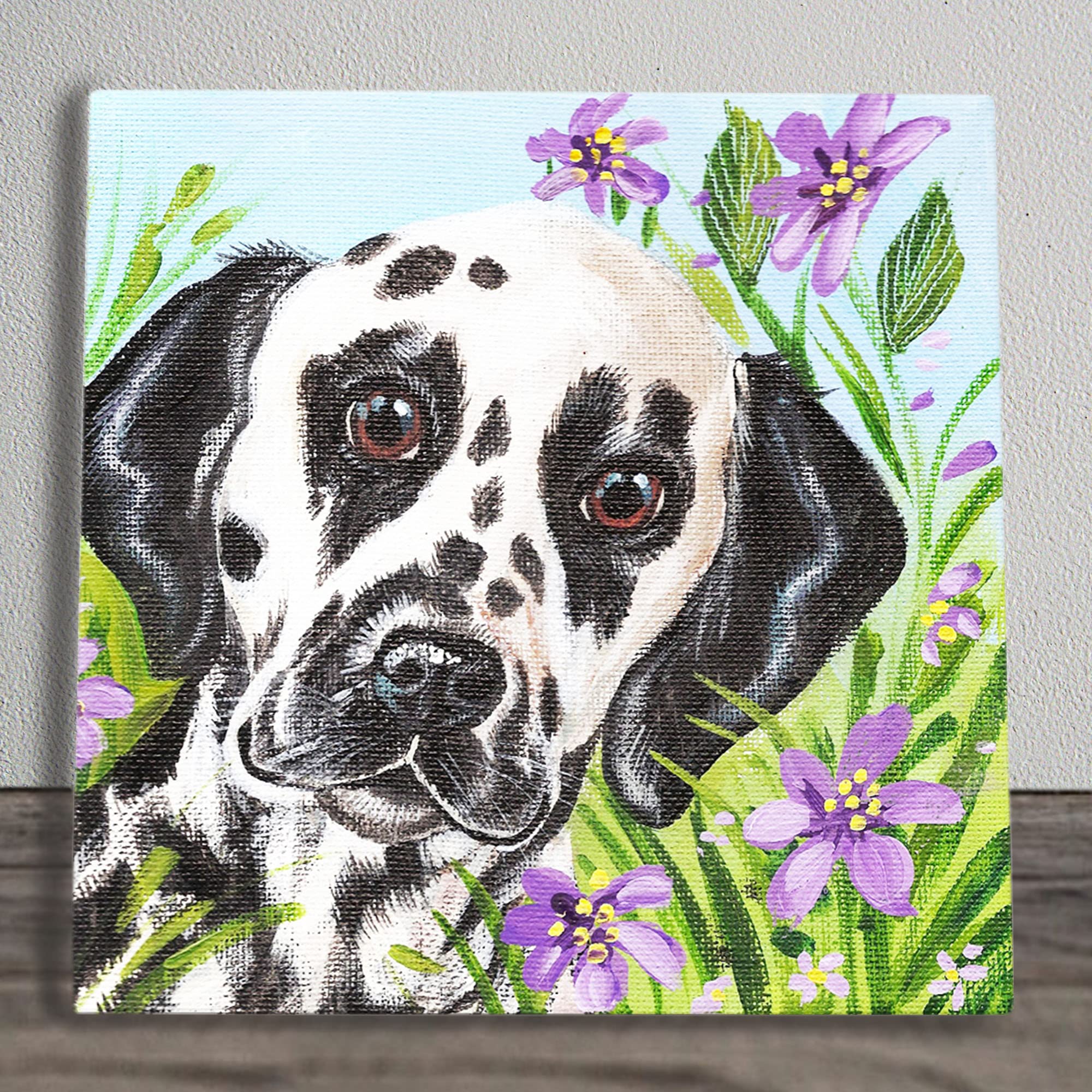 Who Me Ceramic Picture Tile Artwork By Judith Yates Hanging Wall Art Home Decor