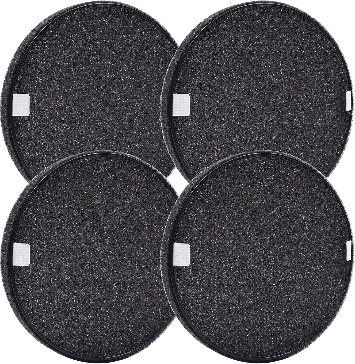 4 Pack PureZone Halo Replacement Filter for Pure Enrichment PureZone Halo Air Purifier PEAIRDSK, 2 in 1, H13 True HEPA with Activated Carbon Pre-Filter
