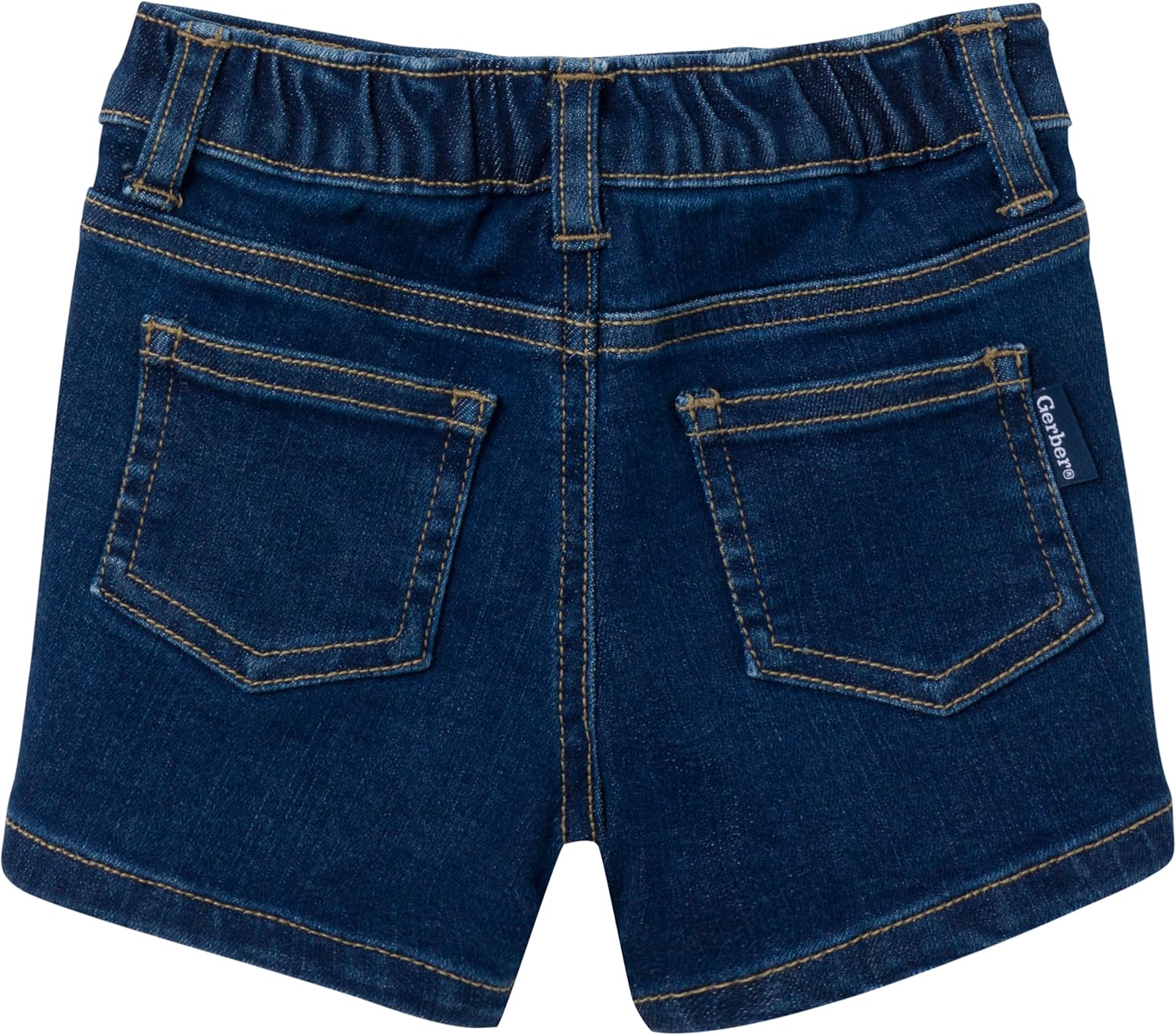 Gerber Unisex-Baby Baby and Toddler Unisex Denim Shorts - Image 4