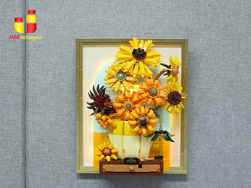 Amazon.com: JMBricklayer Flowers Sunflower Building Sets for Adult