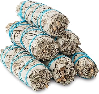 Sponsored Ad - White Sage Smudge Sticks 4" Inch Smudging Wands 6 Bundles | Smudge Kit White Sage Incense Sticks for Home C...