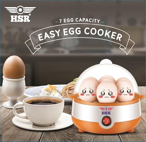 HSR Egg Boiler Electric Automatic Off 7 Egg Cooker Poacher For Steaming, Cooking, Boiling And Frying (350 Watts) - Image 5