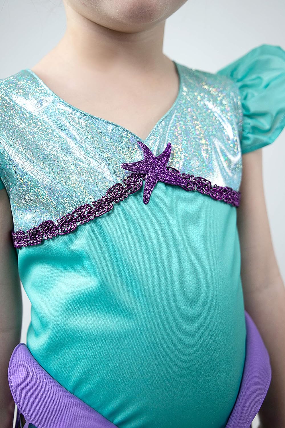 Little Adventures Purple Sparkle Mermaid Princess Dress Up Costume