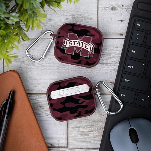 Miniatura 2 de AFFINITY BANDS Mississippi State Bulldogs Camo HDX - Funda compatible con Apple AirPods Generación 3