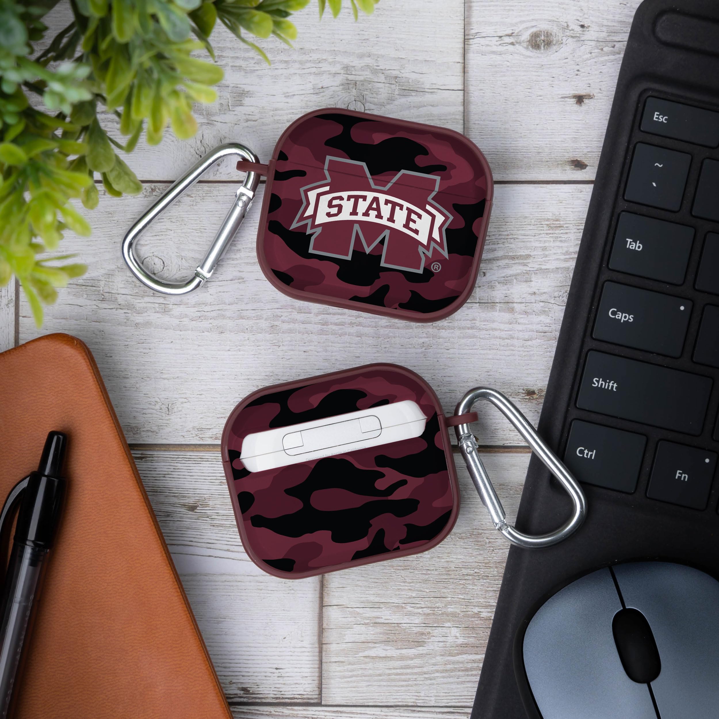 AFFINITY BANDS Mississippi State Bulldogs Camo HDX Case Cover Compatible with Apple AirPods Generation 3