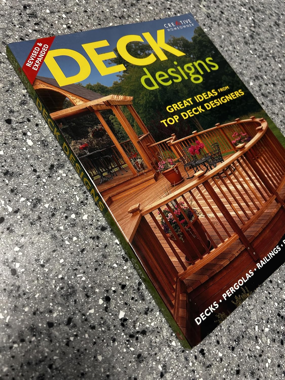 Deck Designs: Deck, Pergolas, Railings, Planters, Benches