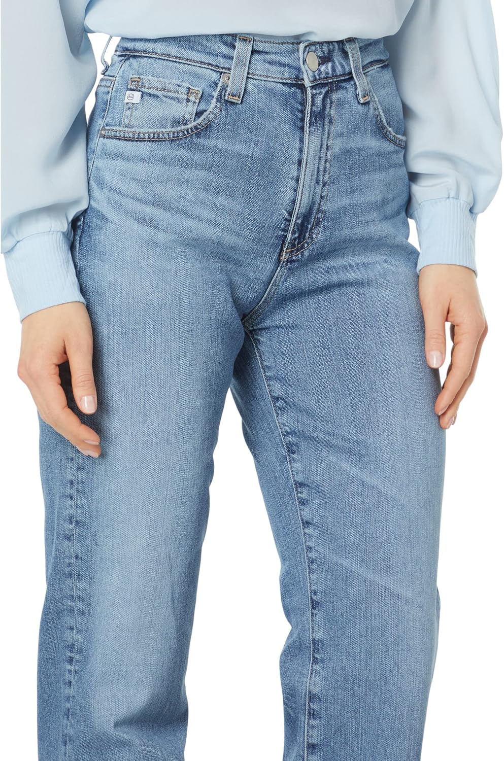 AG Adriano Goldschmied Womens Alexxis Vintage High Rise Straight Jean - Image 3