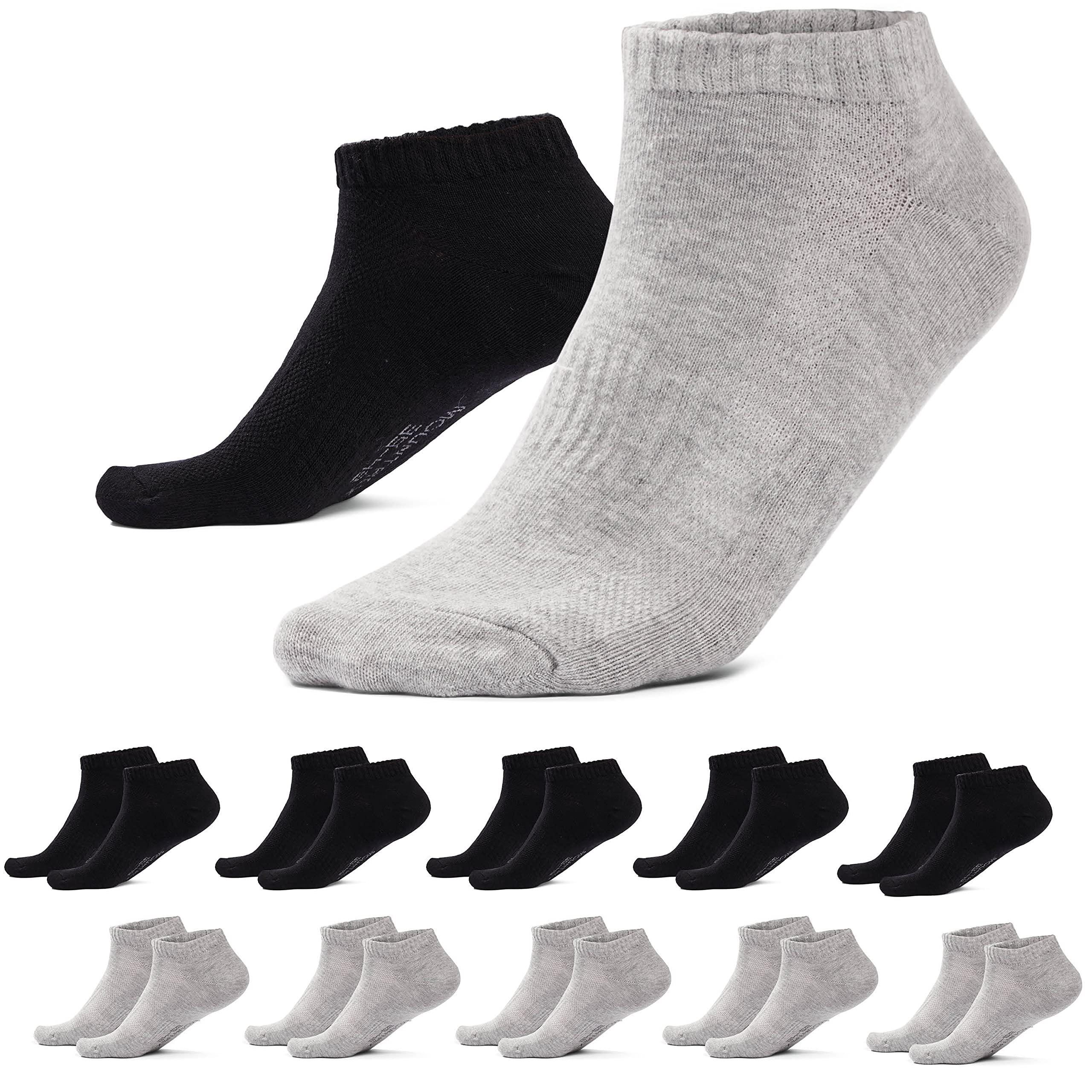 MOUNTREX Sneaker Socken Damen & Herren (10 Paar) Kurze Socken, Sneakersocken
