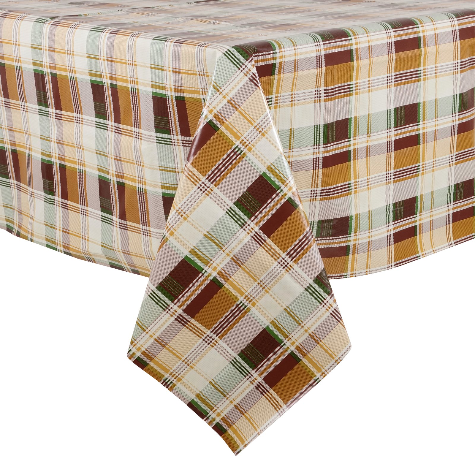 Micro-Pro Multi Check Wipe Clean PVC Vinyl Tablecloth Table Cover Protector 140x240cm
