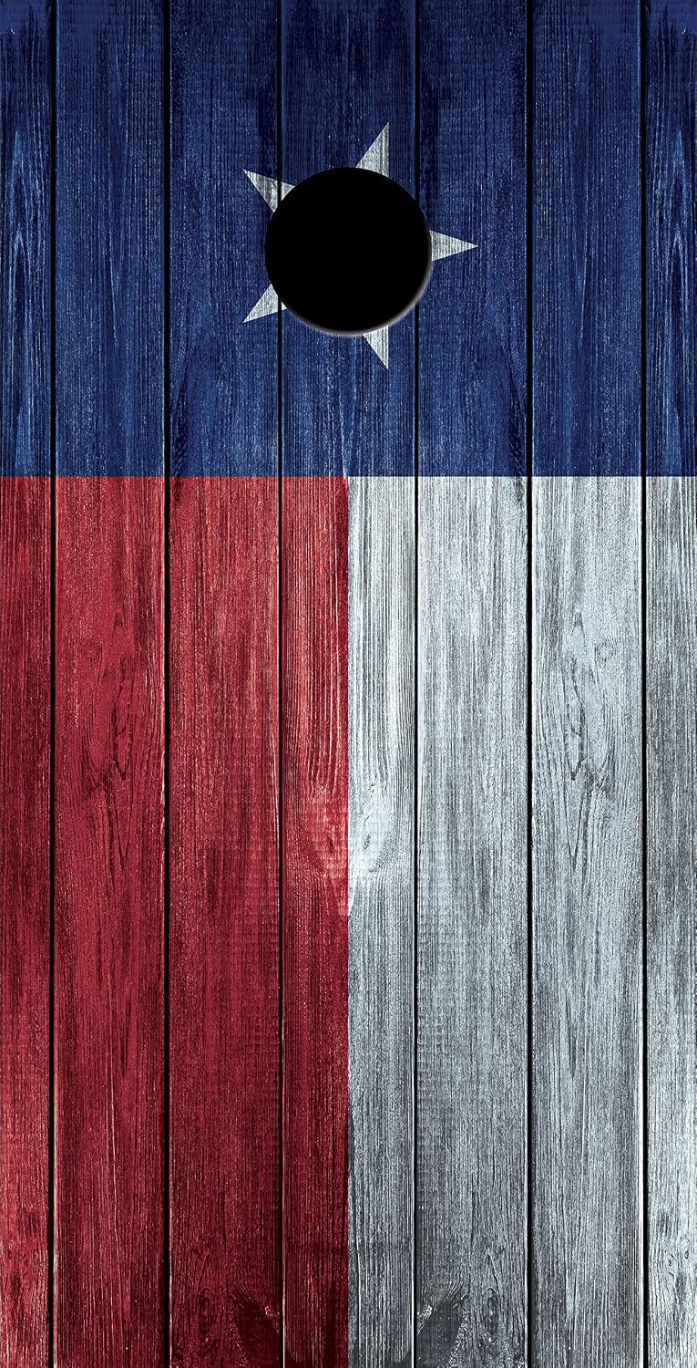 Tower Decals Texas Flag Cornhole Board Vinyl Wrap