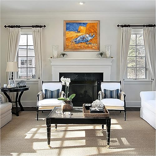 Miniatura 1530 de A&T ARTWORK The Starry Night de Vincent Van Gogh. Tamaño del marco: 36 x 30 pulgadas, tamaño de la imagen: 30 x 24 pulgadas, reproducciones clásicas