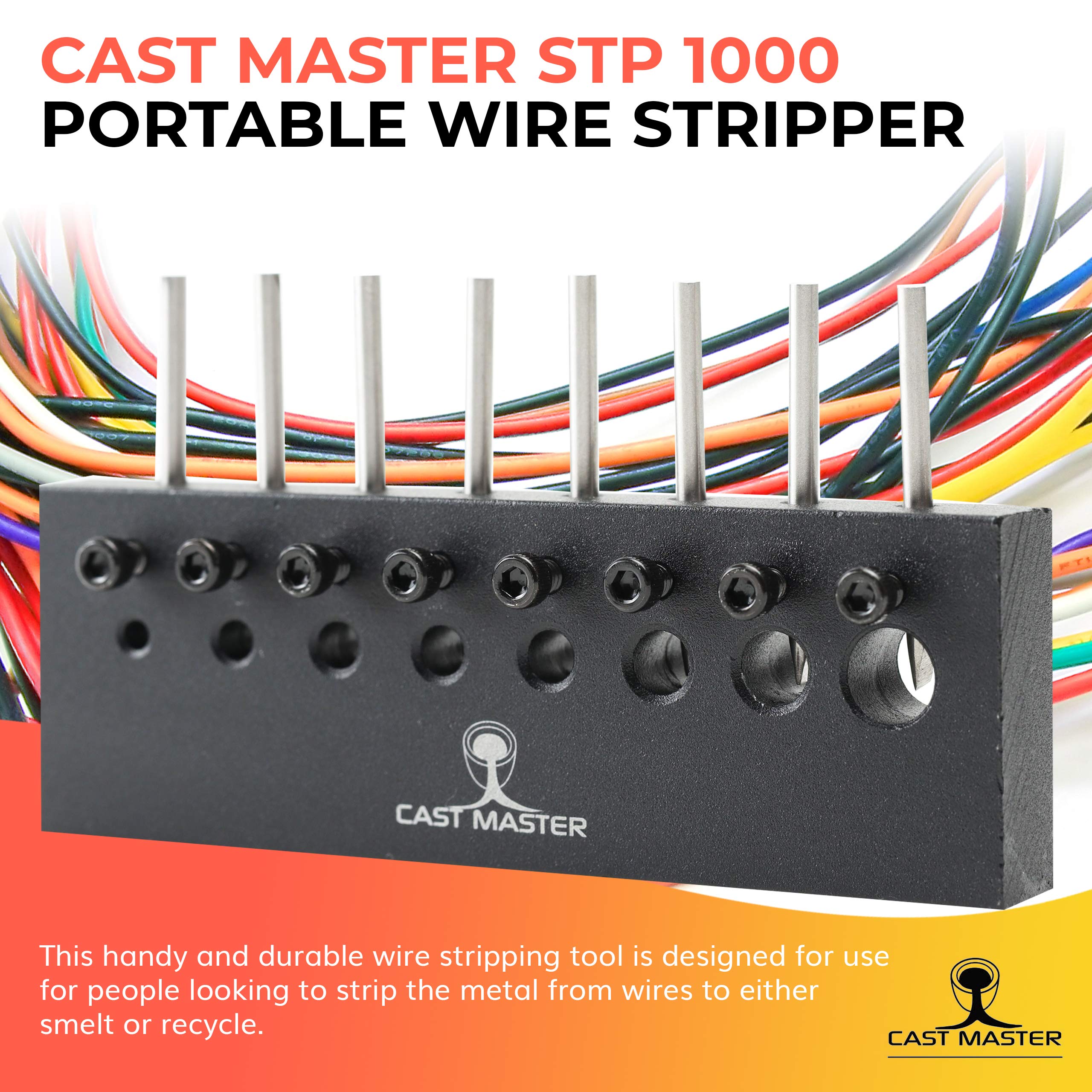 STP Portable Wire Stripper Machine - Tool For Stripping Copper Cable (18-6 AWG) - View #3