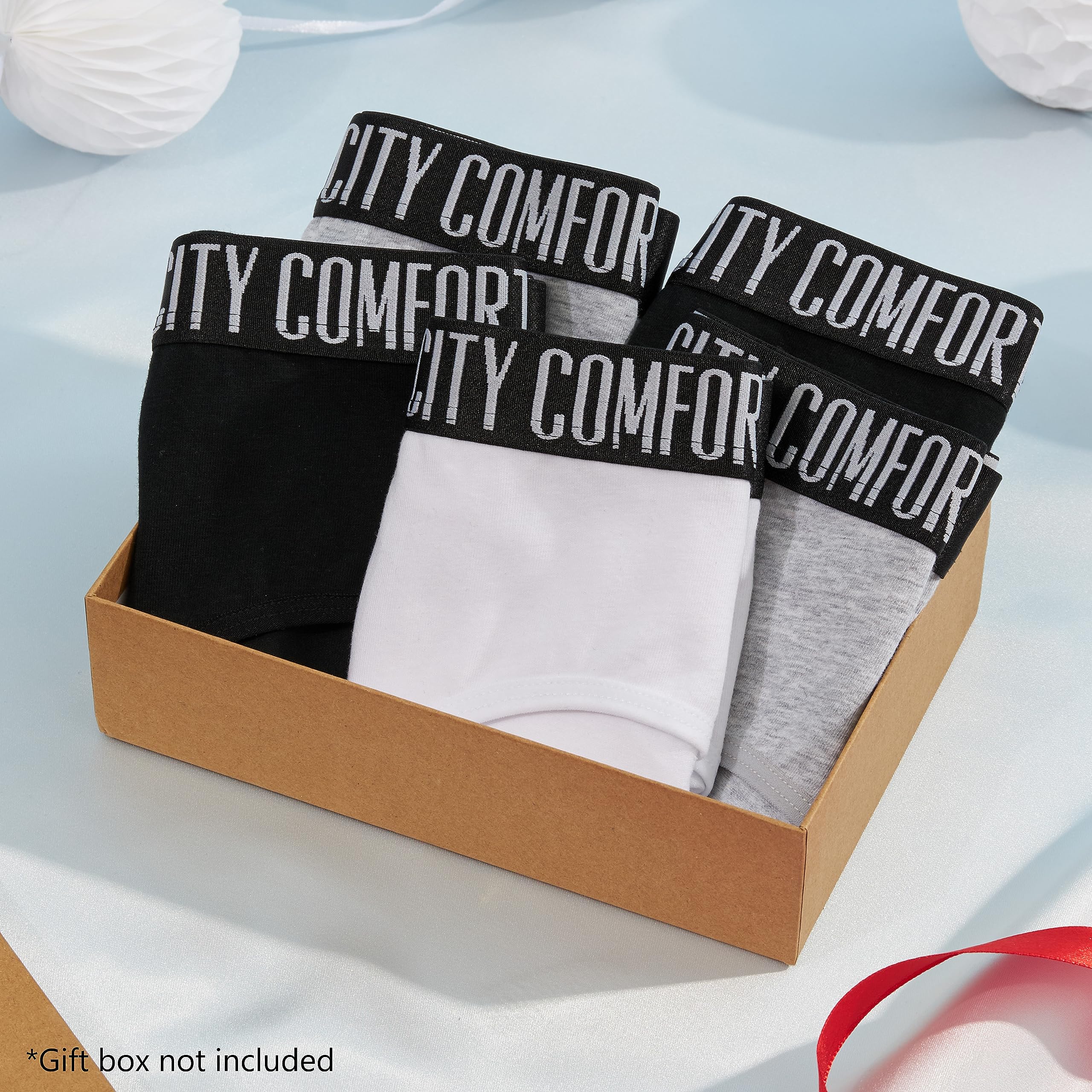 CityComfort Mutande Donna - Pacco da 5 Slip Donna Cotone Elasticizzato Intimo Taglie Forti Donna Ragazza S-2XL - Biancheria Intima Donna Lavabile e Riutilizzabile