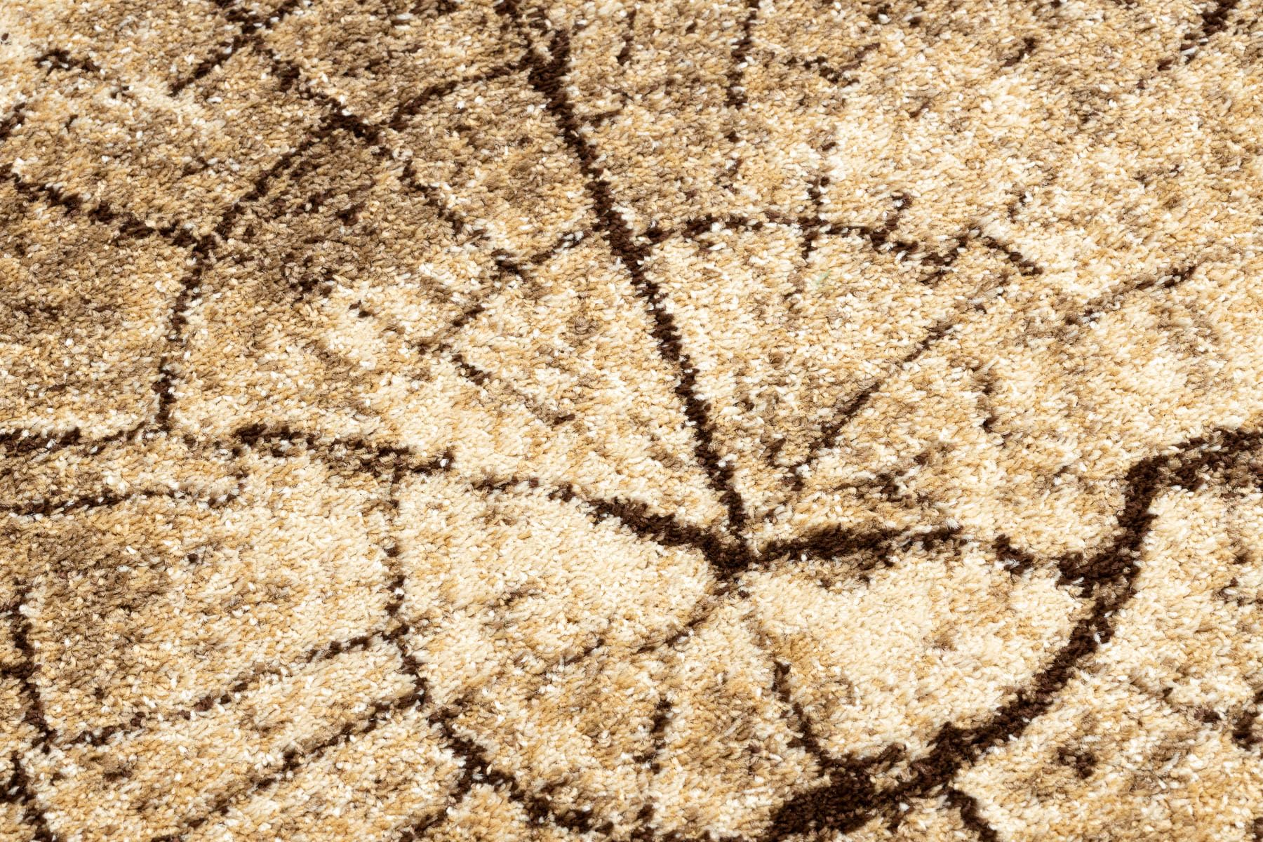 rugsx Läufer KARMEL Tronko Baum Holz, Flurteppich, Küchenteppich, Florteppich, modern, Diverse Größen, Nuss 80x210 cm