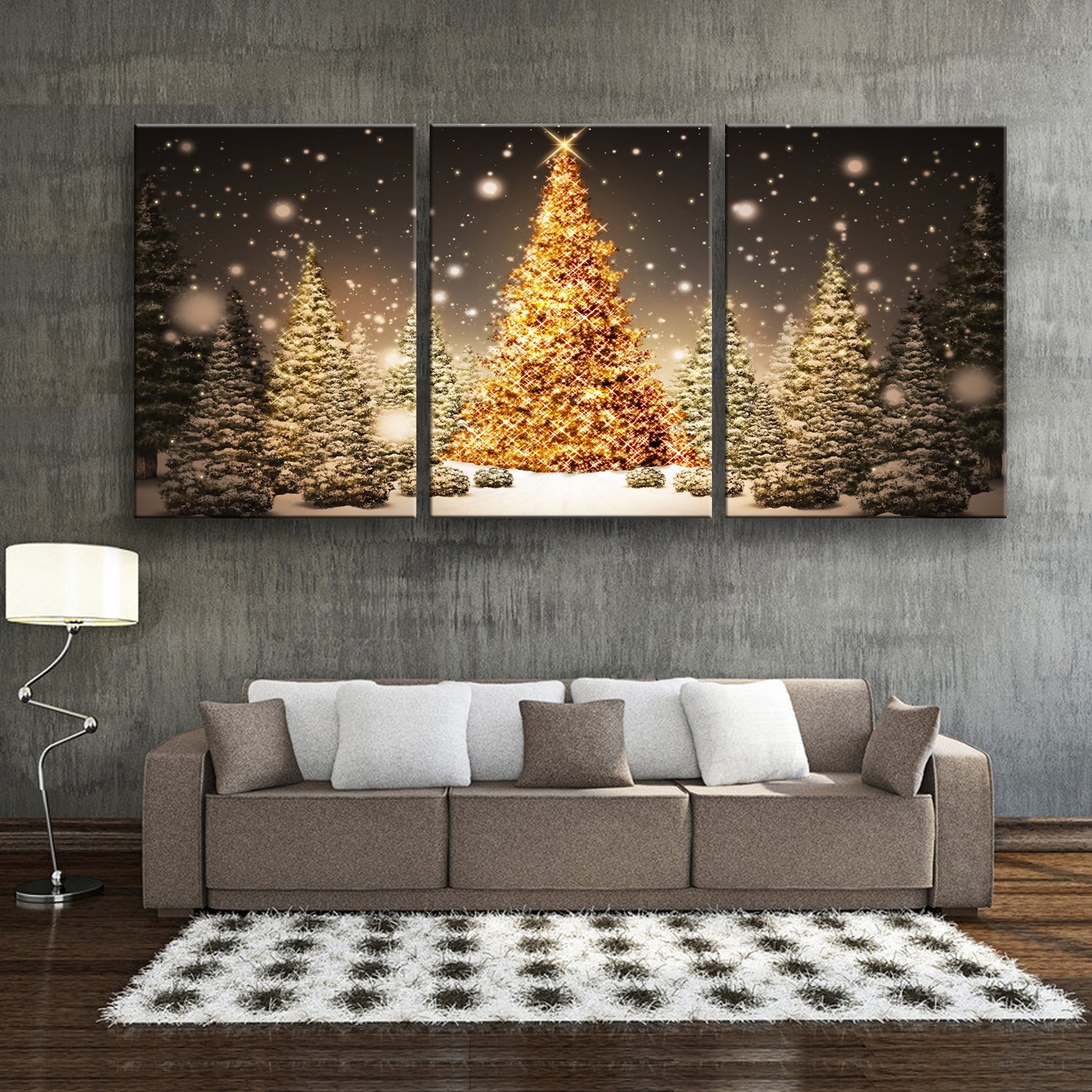 油絵 クリスマス 絵画 Christmas 絵画 油彩 油彩画 絵 油絵 Amazon co 
