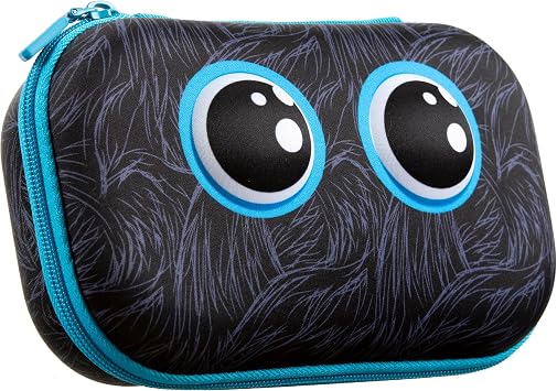 ZIPIT Beast Pencil Box for Boys, Cute Large Pencil Case for School, Black