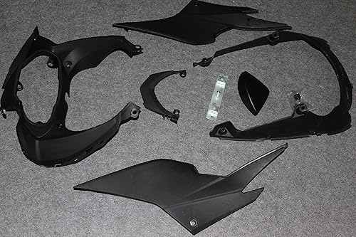 Miniatura 4 de ZXMT Kit de carenado de motocicleta sin pintar para Kawasaki NINJA 250R EX250 2008 2009 2010 2011 2012 (15 piezas)