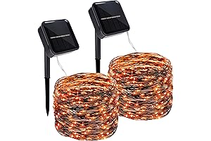 Twinkle Star 2-Pack Outdoor Solar String Lights: 2023 Festive Lighting Decor
