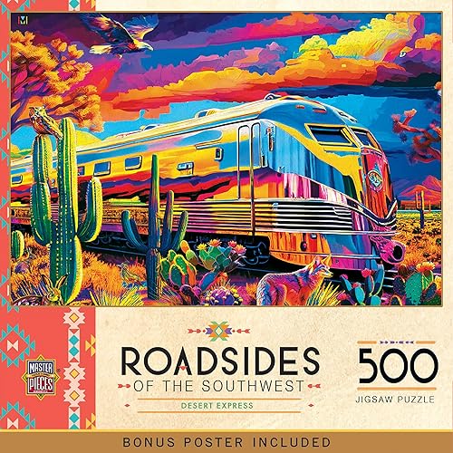 Roadsides of The Southwest - Desert Express - Rompecabezas de 500 piezas