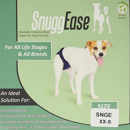 Miniatura 7 de Integrated Pet Solutions SnuggEase - Pañal lavable para perro (paquete de 2), grande